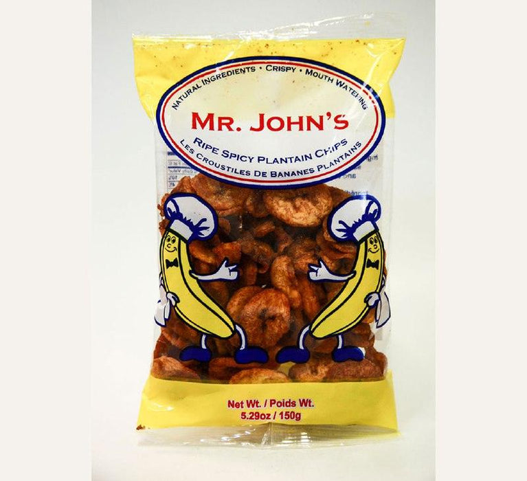 Mr. John:Plantain Chips ripe Spicy-135 Gr - Best Bargain Wholesale And Retail African Store  online in Canada