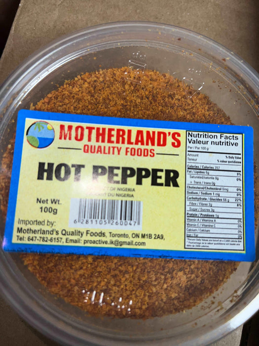 Blended Hot Pepper (Ata Gigun) - Best Bargain Wholesale And Retail African Store  online in Canada