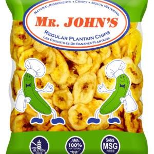 Mr. John:Plantain Chips unripe-135 Gr - Best Bargain Wholesale And Retail African Store  online in Canada