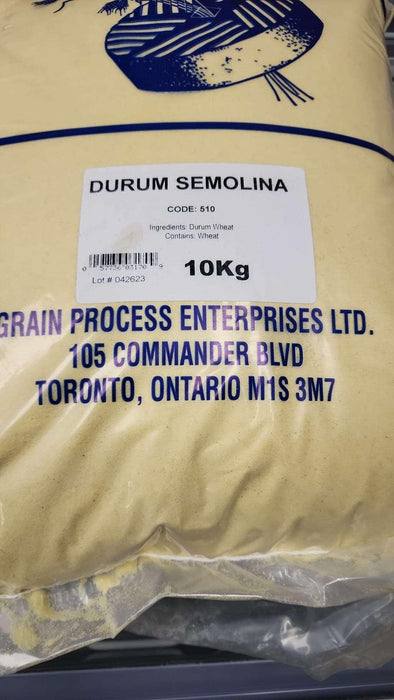 Durum Yellow Semolina -10Kg-Best Bargain Wholesale and retail